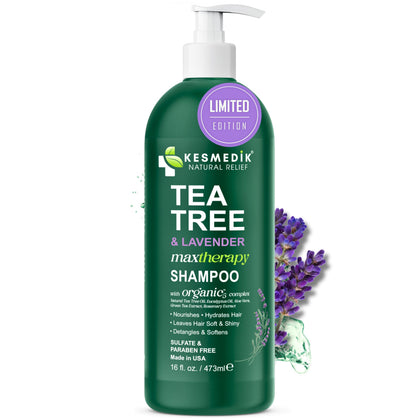KESMEDIK front bottle showing product packaging and calming scent benefits