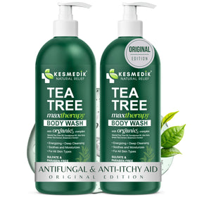 KESMEDIK front packaging showing MaxTherapy wash, clear skin support