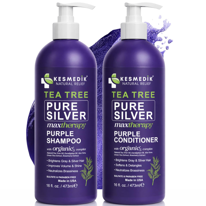 KESMEDIK front packaging showing shampoo and conditioner for toning