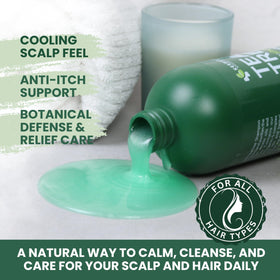 KESMEDIK bottle in hand showing 16 fl oz size for travel and routine