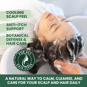 KESMEDIK tea tree and eucalyptus ingredients highlighting natural refresh