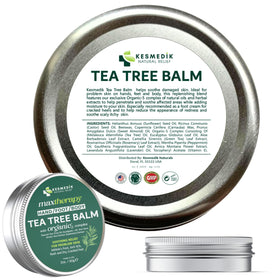 KESMEDIK ingredients with aloe and beeswax illustrating moisturizing benefit