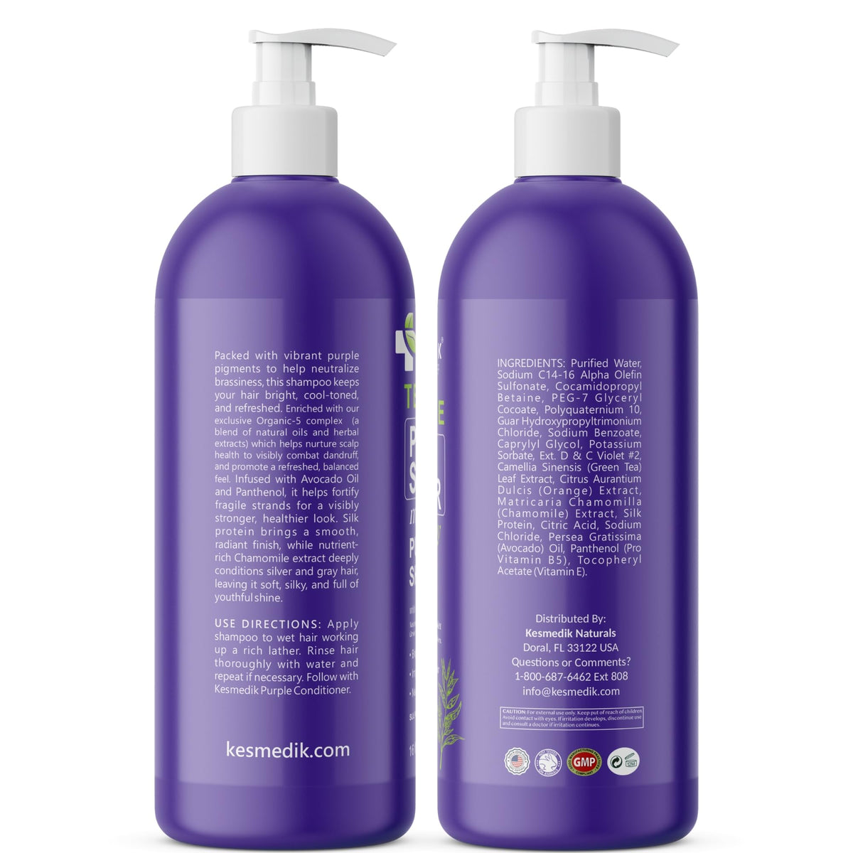KESMEDIK rosemary tea tree aloe close-up emphasizing scalp-refresh benefit
