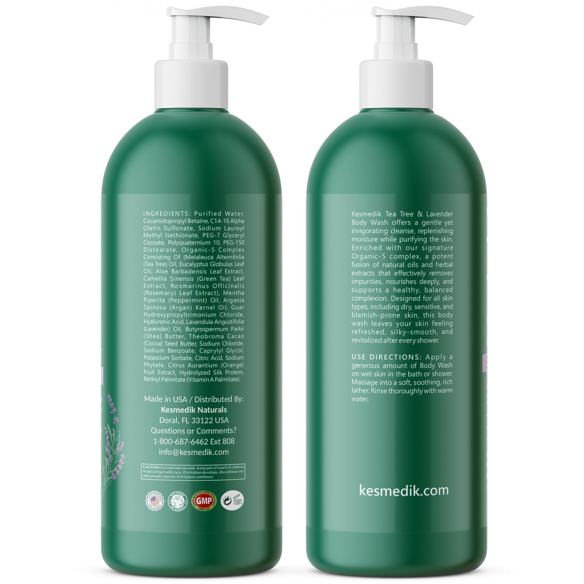 KESMEDIK on bathroom shelf lifestyle shot promoting daily therapeutic routine
