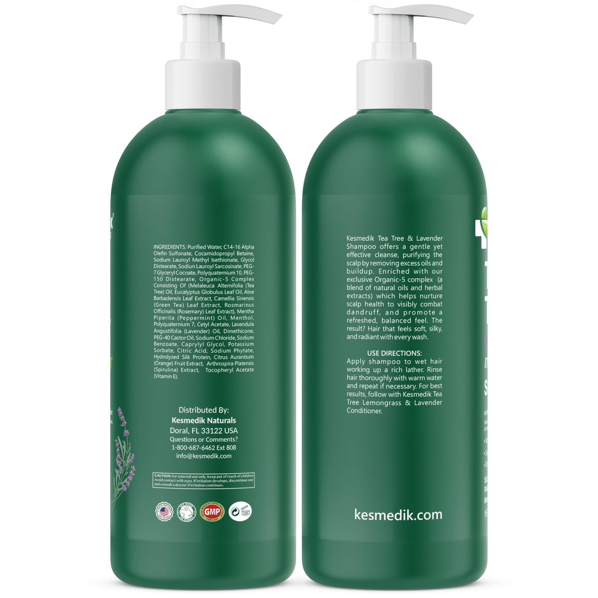 KESMEDIK bottle on bathroom shelf showing stylish storage and daily use