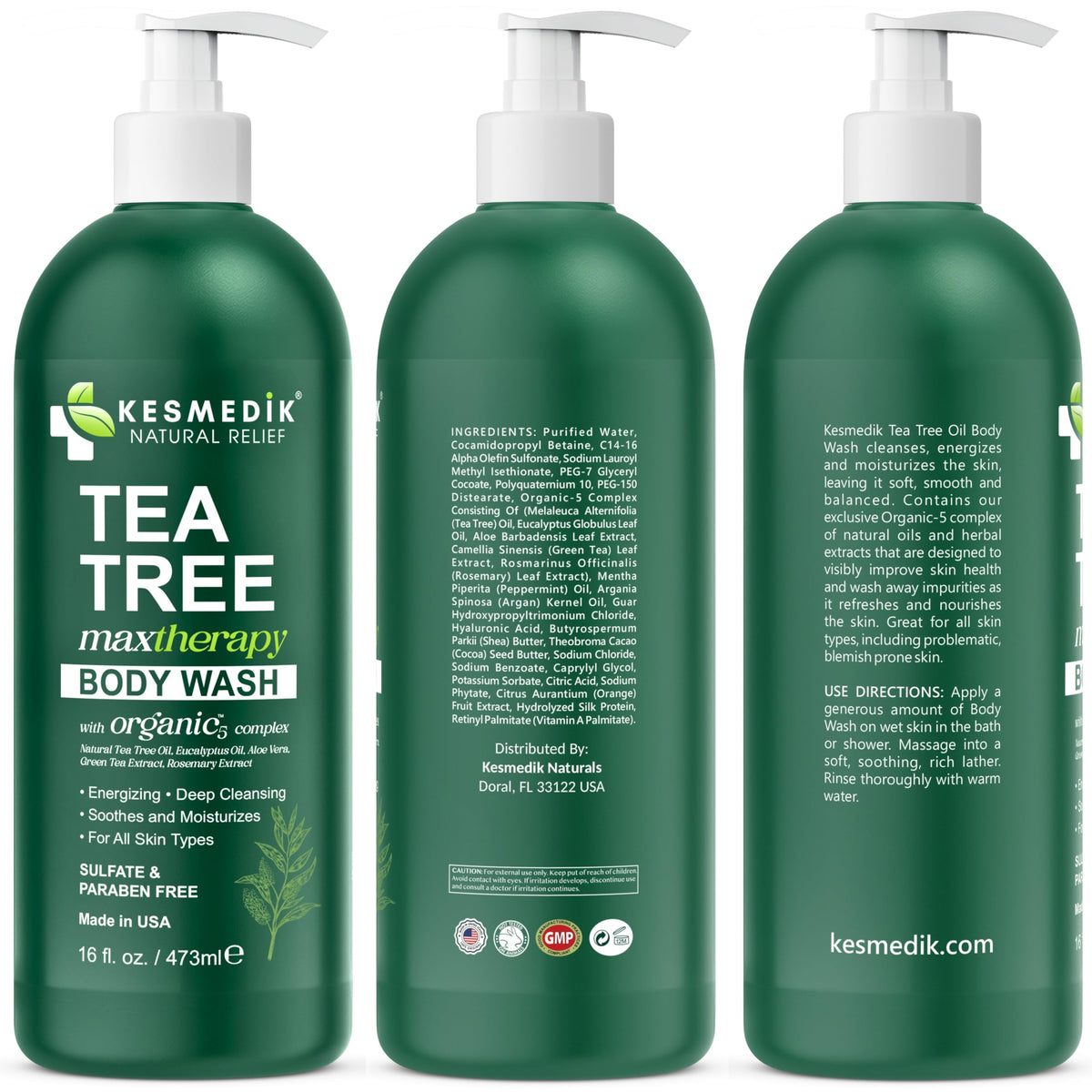 KESMEDIK pump dispensing wash to demonstrate controlled, mess-free use