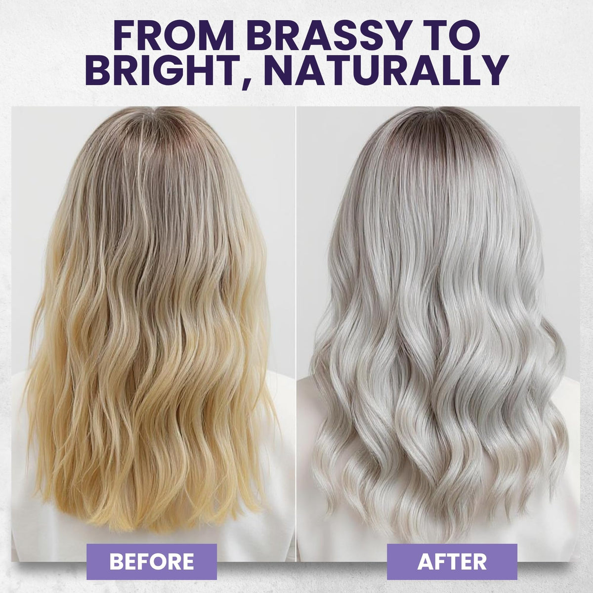 KESMEDIK purple conditioner texture close-up demonstrating creamy consistency and tone