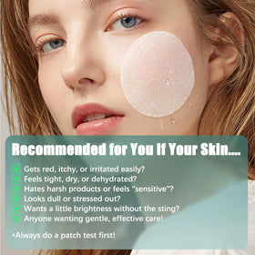 Kestper close-up of pad texture highlighting soft gauze for gentle exfoliation