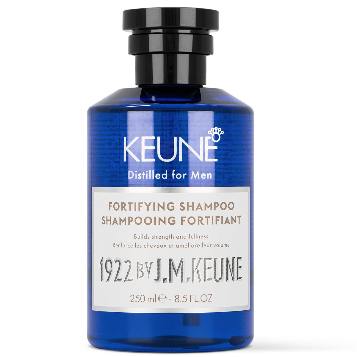 KEUNE 1922 beside comb and towel in morning setting showing salon-quality grooming benefit