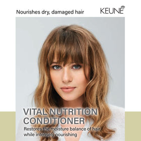KEUNE back label close-up showing ingredients and usage directions benefit
