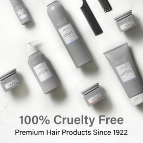KEUNE finished hairstyle in lifestyle setting illustrating fuller, touchable hair