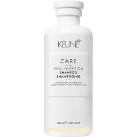 KEUNE bottle front packaging showing label and brand for recognisable shelf appeal