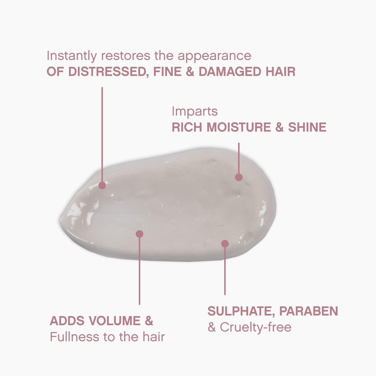 KEVIN.MURPHY ANGEL.MASQUE ingredient label close-up showing lotus and bamboo benefits