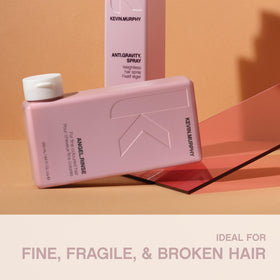 KEVIN.MURPHY ANGEL.RINSE being applied to hair for smoother results
