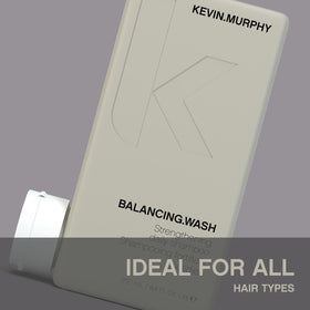 KEVIN.MURPHY applied on wet hair demonstrating effective scalp cleansing
