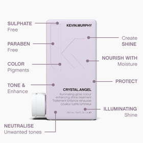 KEVIN.MURPHY before and after on blonde hair showing reduced brassiness