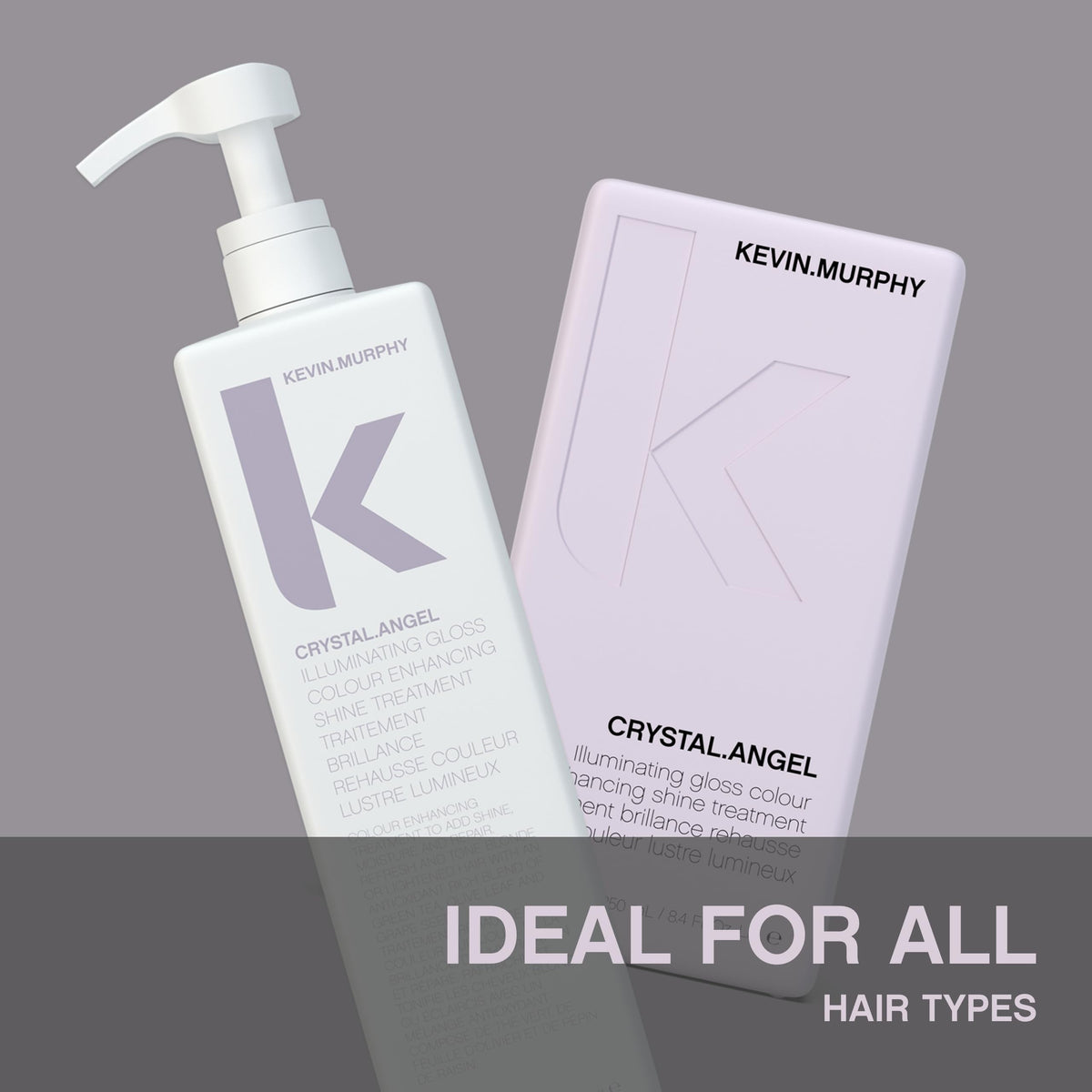 KEVIN.MURPHY ingredient label with Murumuru Butter and Olive Leaf Extract benefits