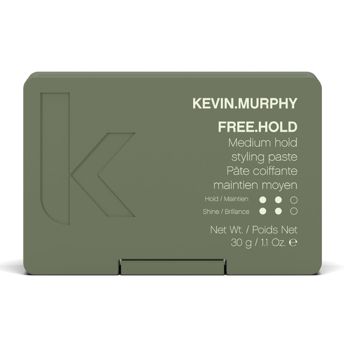 KEVIN.MURPHY front jar view showing compact styling paste for travel convenience