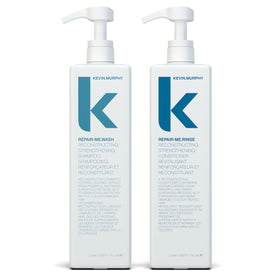KEVIN.MURPHY front packaging showing two 1L repair bottles and brand clarity