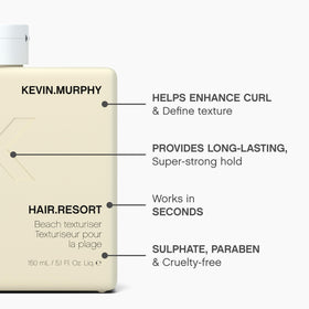 KEVIN.MURPHY before and after curls showing defined, frizz-controlled results