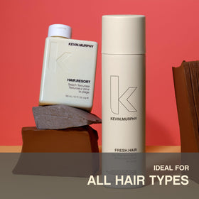 KEVIN.MURPHY bottle next to hand to display 5.1 fl oz size