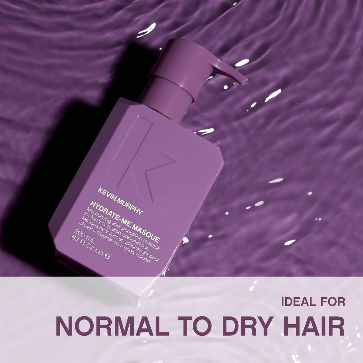 KEVIN.MURPHY jar on shower shelf benefit: integrates into daily shower routine for convenience