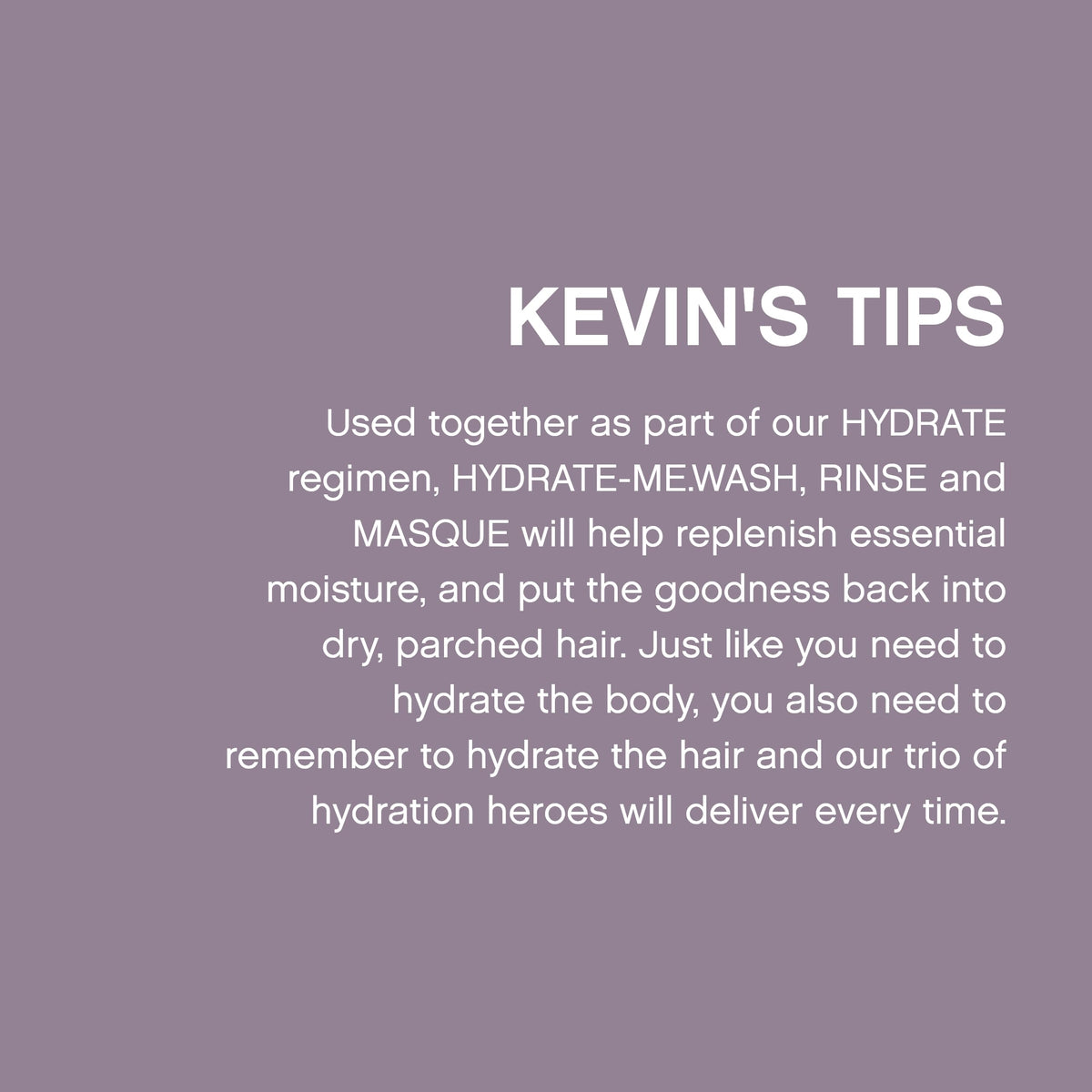KEVIN.MURPHY shampoo with bergamot and botanical ingredients for moisture