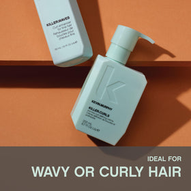 KEVIN.MURPHY before and after curls showing improved definition and softness