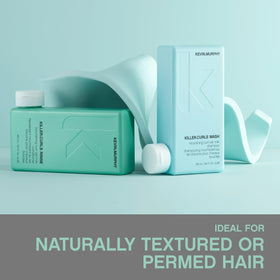 KEVIN.MURPHY before and after curl transformation showing enhanced definition