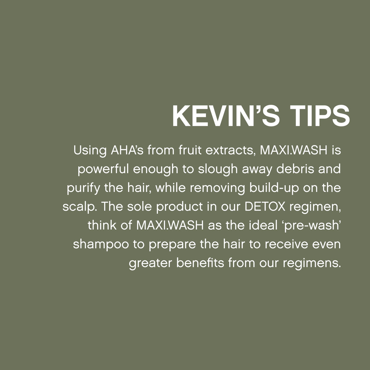 KEVIN.MURPHY tea tree and rosemary ingredient display highlighting scalp-refreshing benefit
