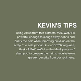 KEVIN.MURPHY tea tree and rosemary ingredient display highlighting scalp-refreshing benefit
