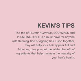 KEVIN.MURPHY bamboo and shea butter visual highlighting strengthening benefit