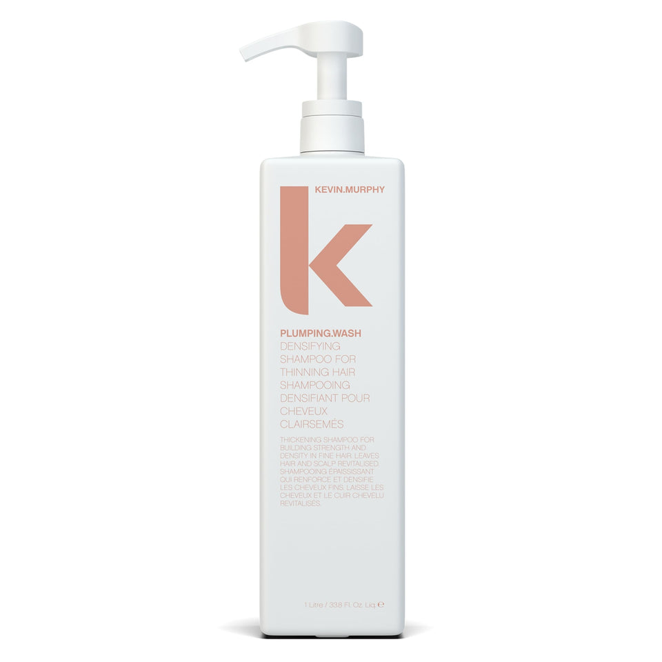 KEVIN.MURPHY front bottle shot showing product and brand benefit: thicker-looking hair