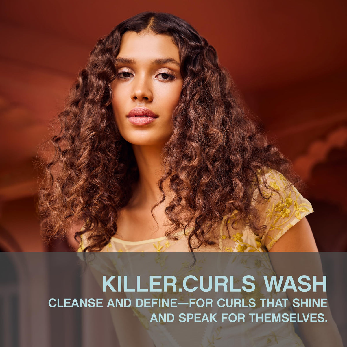 KEVIN.MURPHY pump dispensing shampoo highlighting easy, controlled application