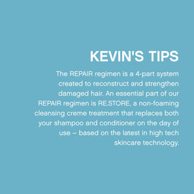 KEVIN.MURPHY bottle among salon products illustrating professional-grade performance