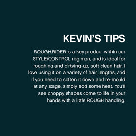 KEVIN.MURPHY label close-up showing ingredient callouts and benefits
