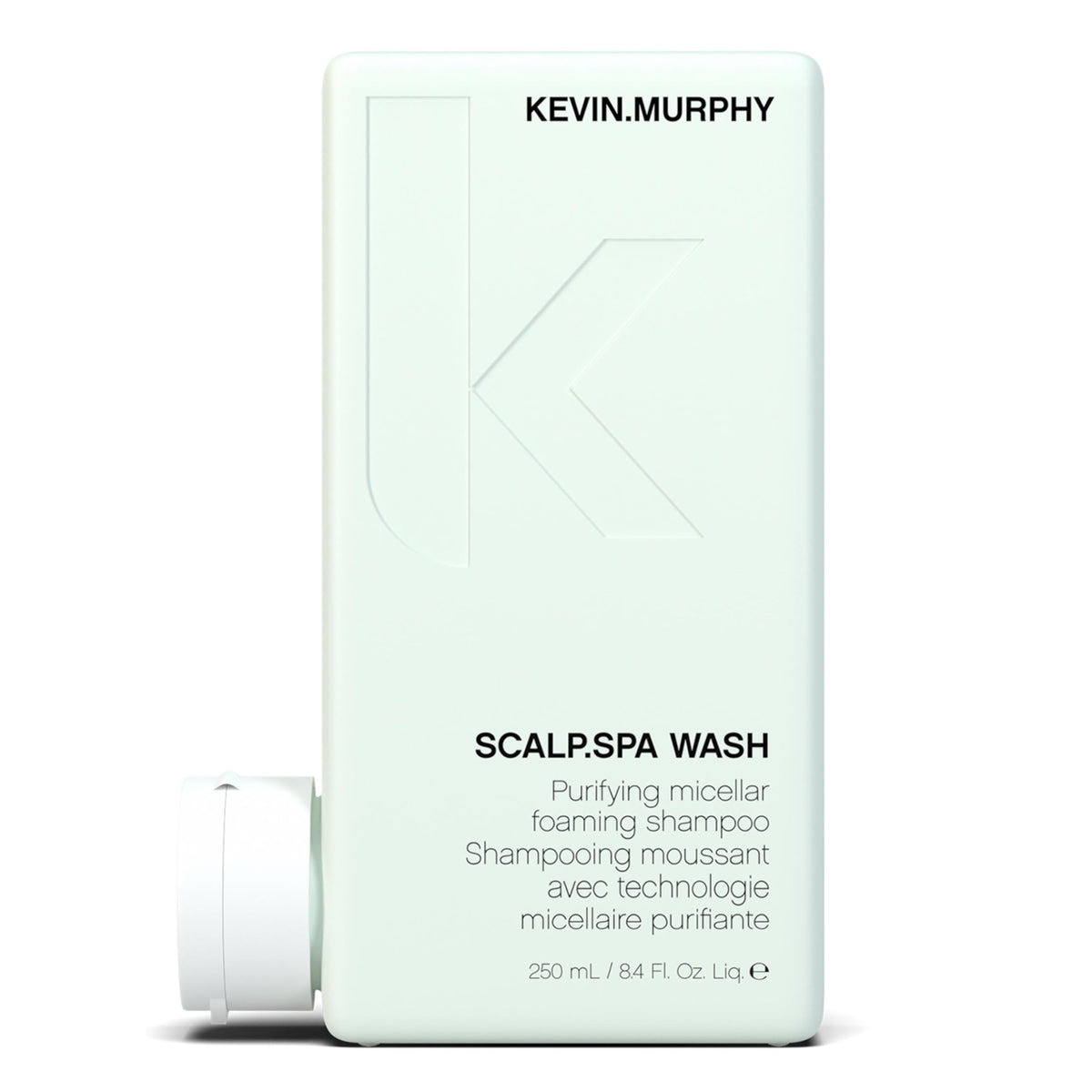 KEVIN.MURPHY front bottle shot shows clean design and easy dispensing benefit