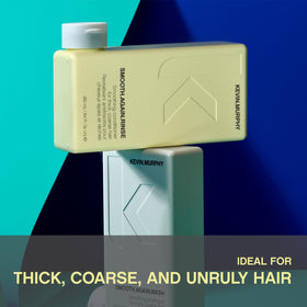 KEVIN.MURPHY conditioner on hair lengths and ends showing improved manageability