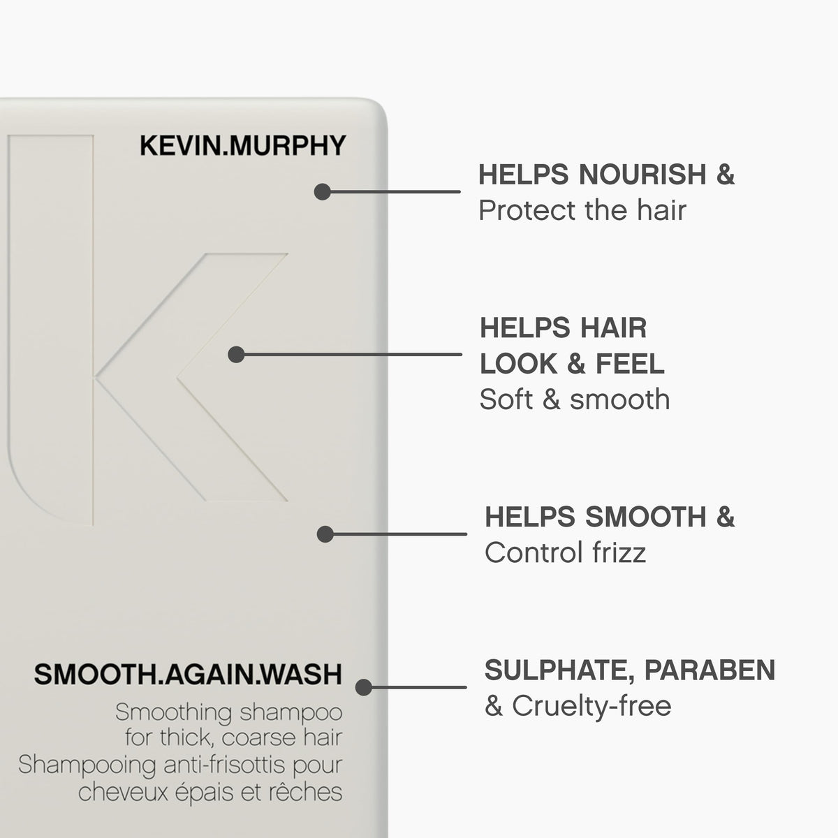 KEVIN.MURPHY monoi oil close-up ingredient image for smoothing benefits