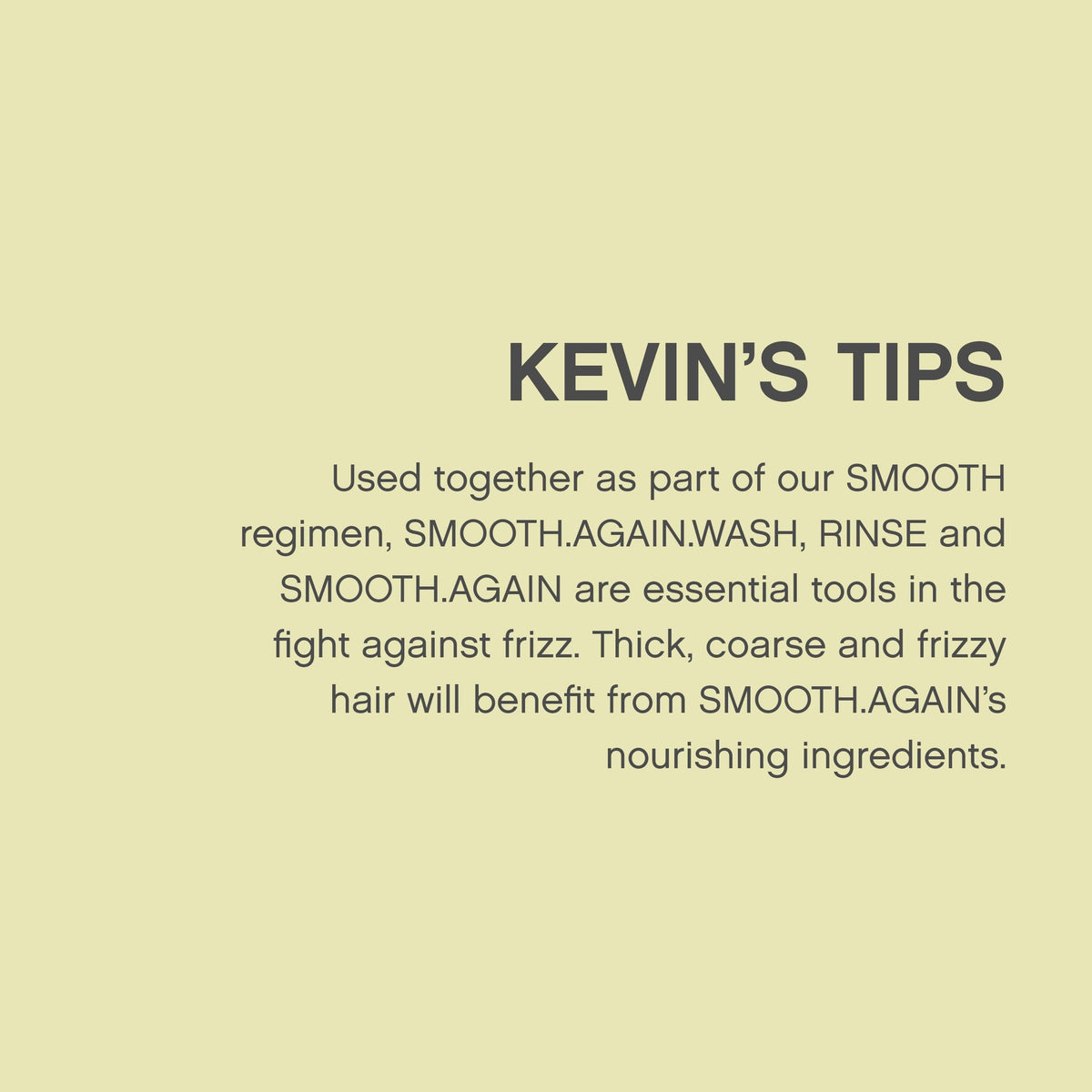 KEVIN.MURPHY bottle beside botanicals highlighting immortelle and baobab oil benefits