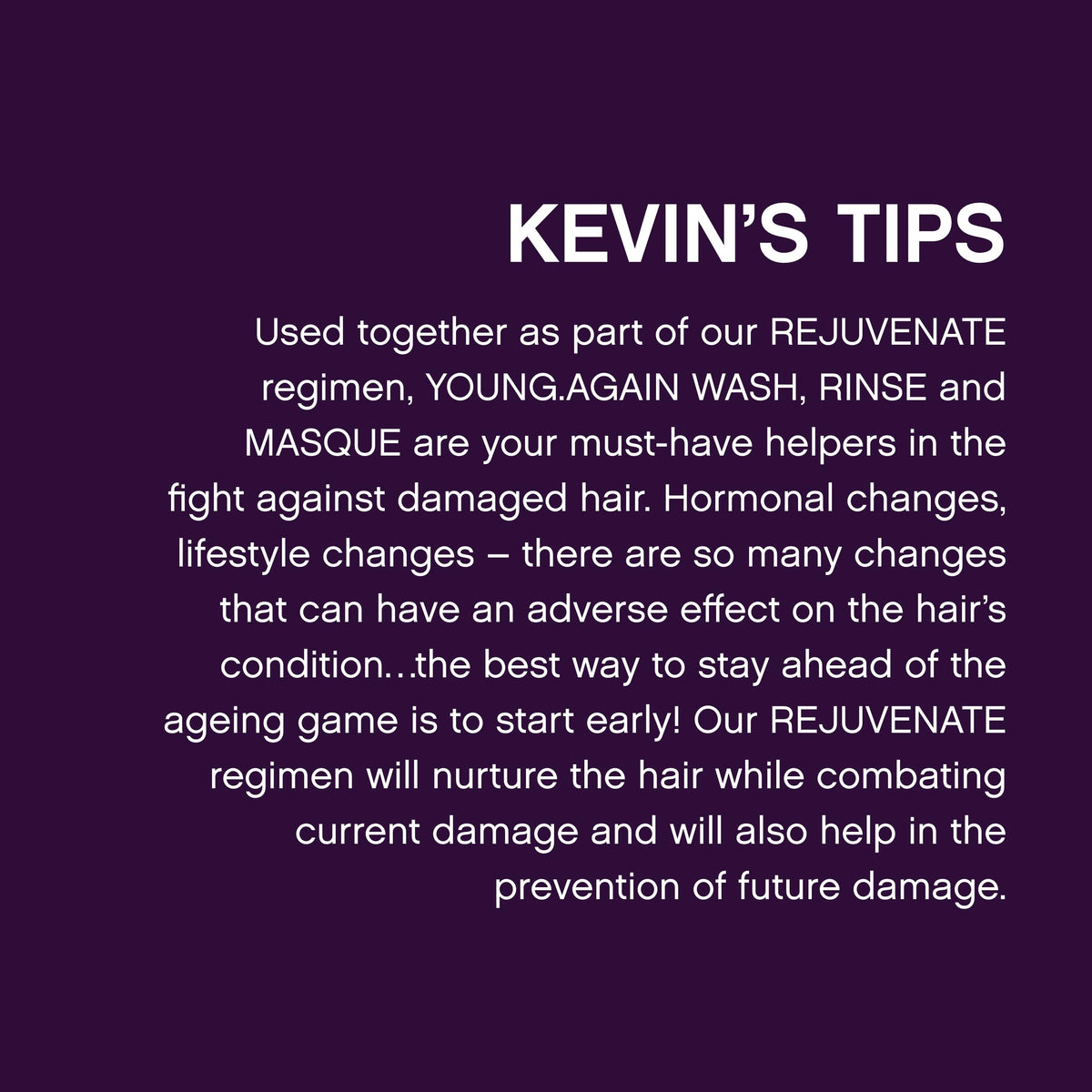 KEVIN.MURPHY before and after hair shine comparison showing restored lustre
