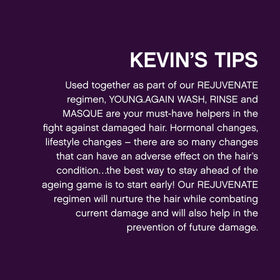 KEVIN.MURPHY before and after hair shine comparison showing restored lustre