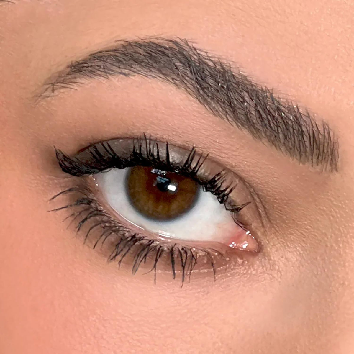 Kevyn Aucoin before and after lashes demonstrating fuller, defined lash effect