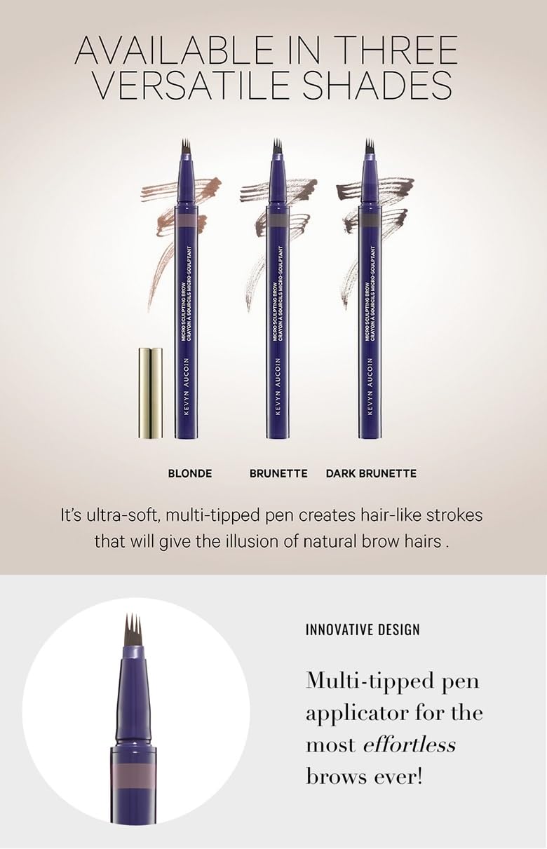 Kevyn Aucoin pen held in hand to show size and ergonomic grip ease