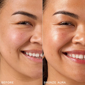 Keys Soulcare serum layered over Skin Transformation Cream boosting dewy finish