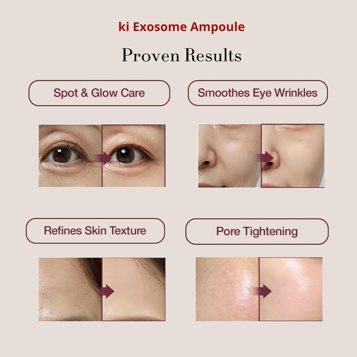 ki cosmetics serum texture close-up illustrating lightweight absorption benefit