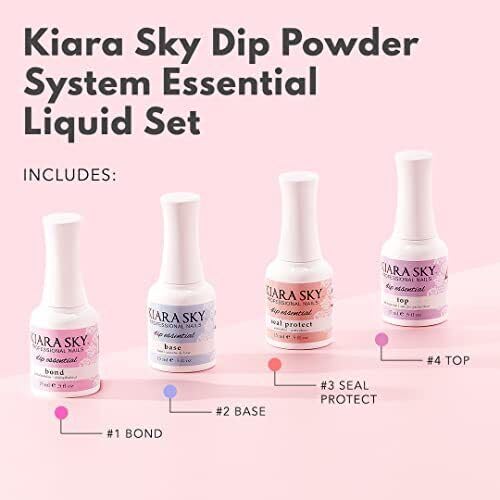 KIARA SKY Base texture droplet highlighting smooth application and secure powder hold
