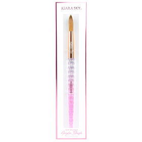 Kiara Sky close-up of Kolinsky bristles highlighting precise tip and liquid retention