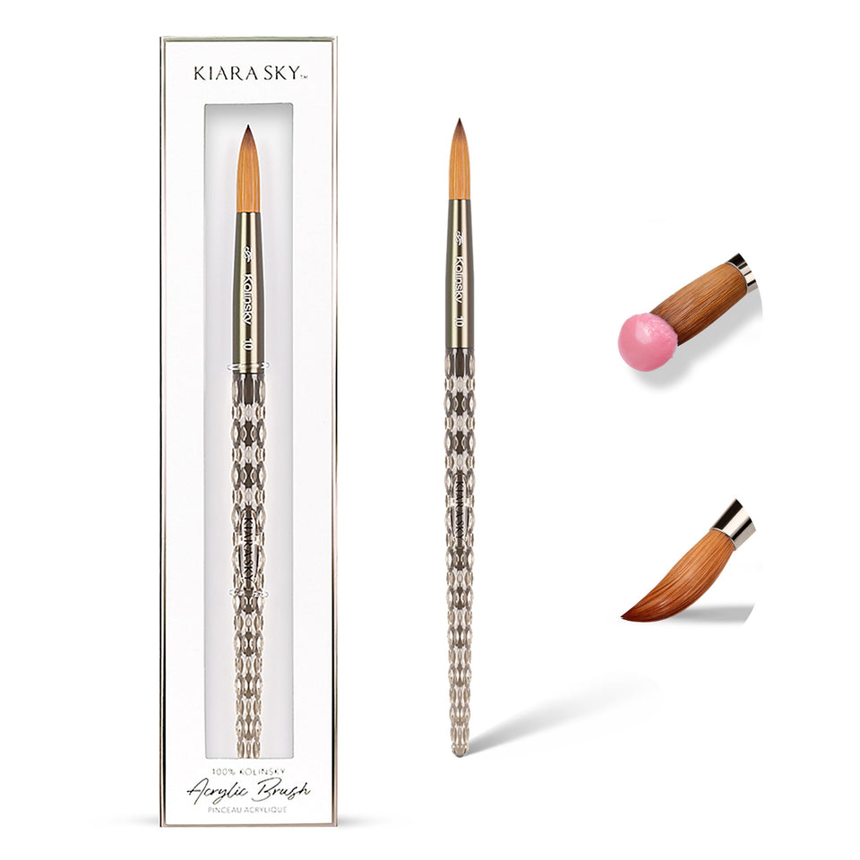Kiara Sky brush front packaging showing tool and brand, professional presentation benefit
