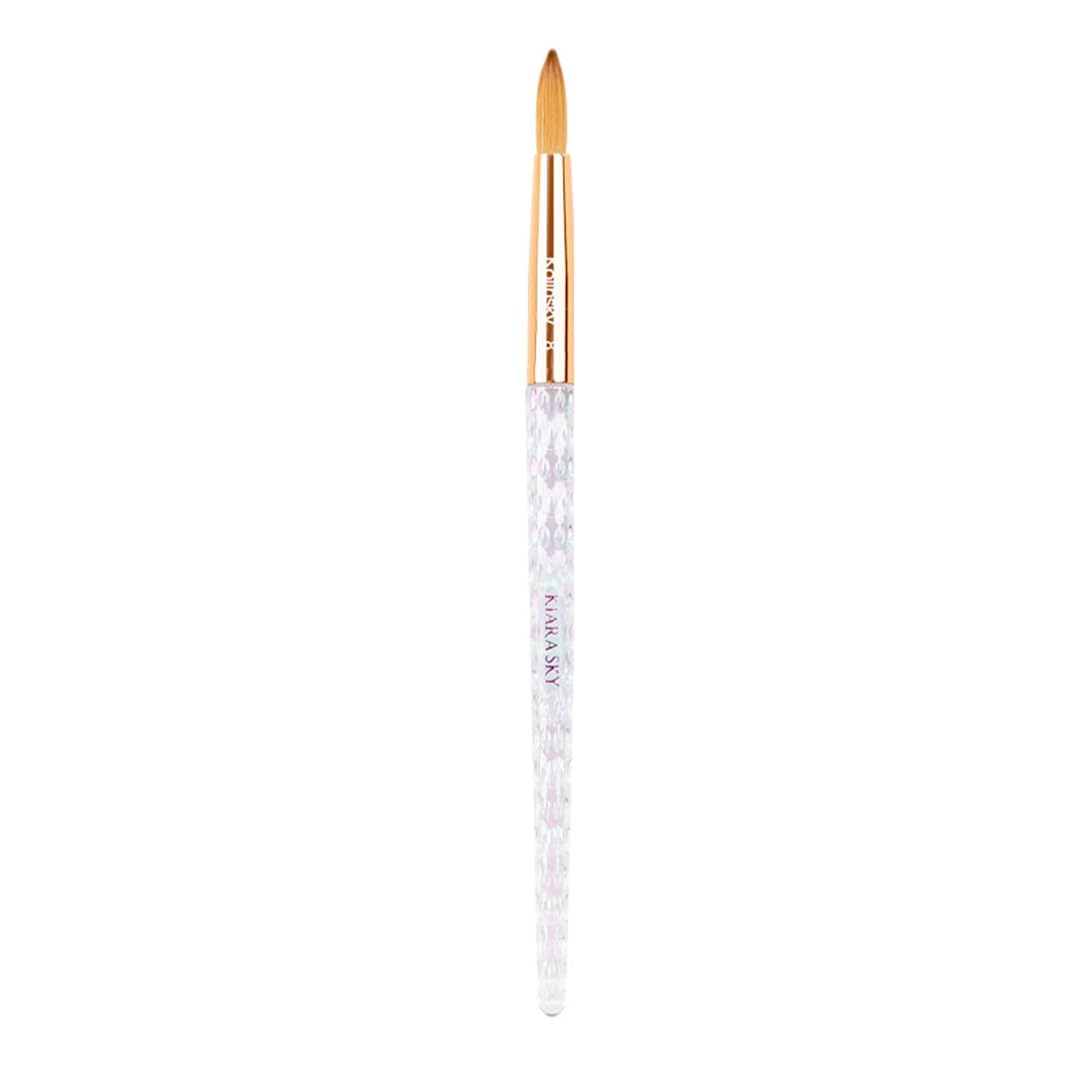 Kiara Sky brush front packaging showing model and brand, professional tool visual benefit